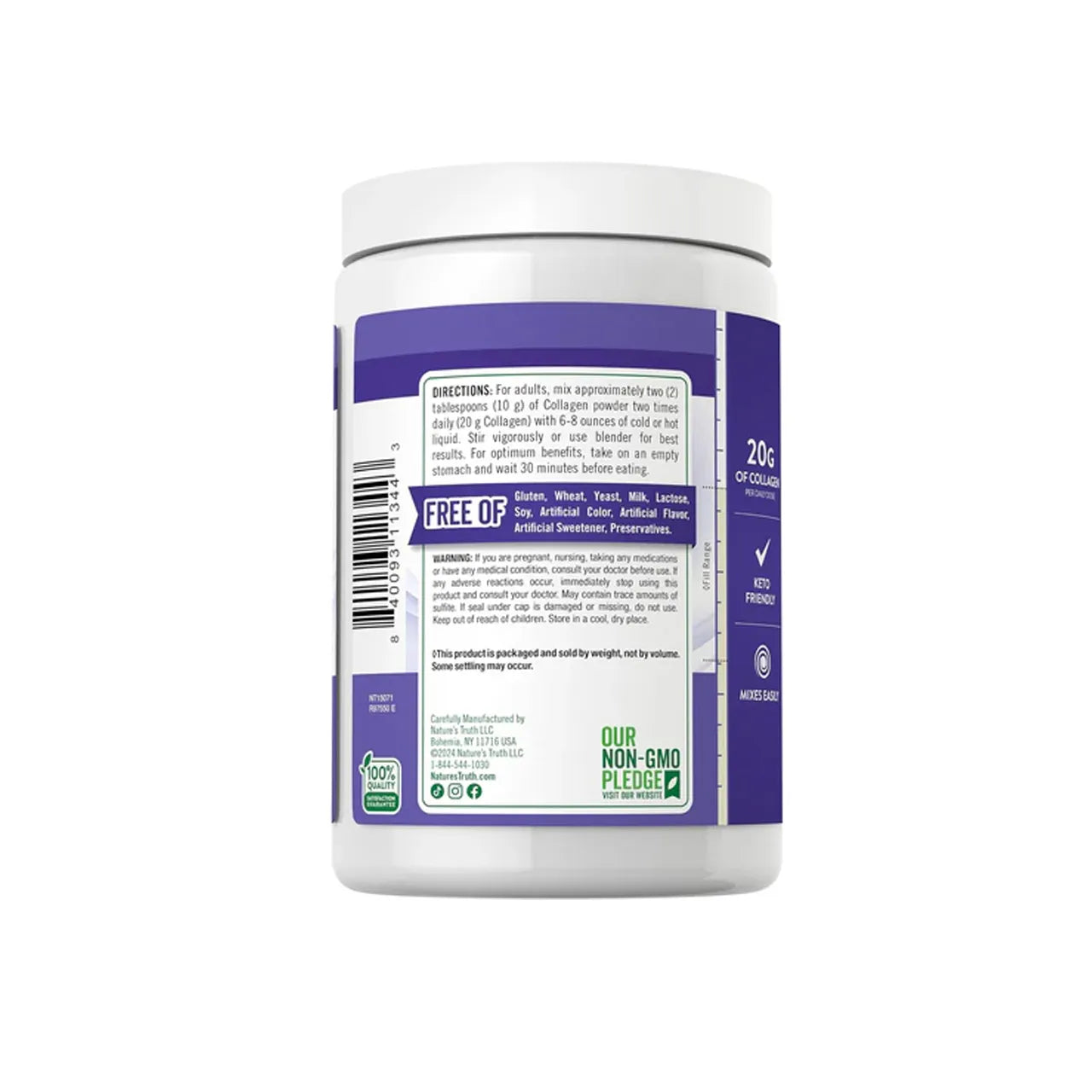 Multi Collagen Peptides Types I, II, III, V & X 255 g
