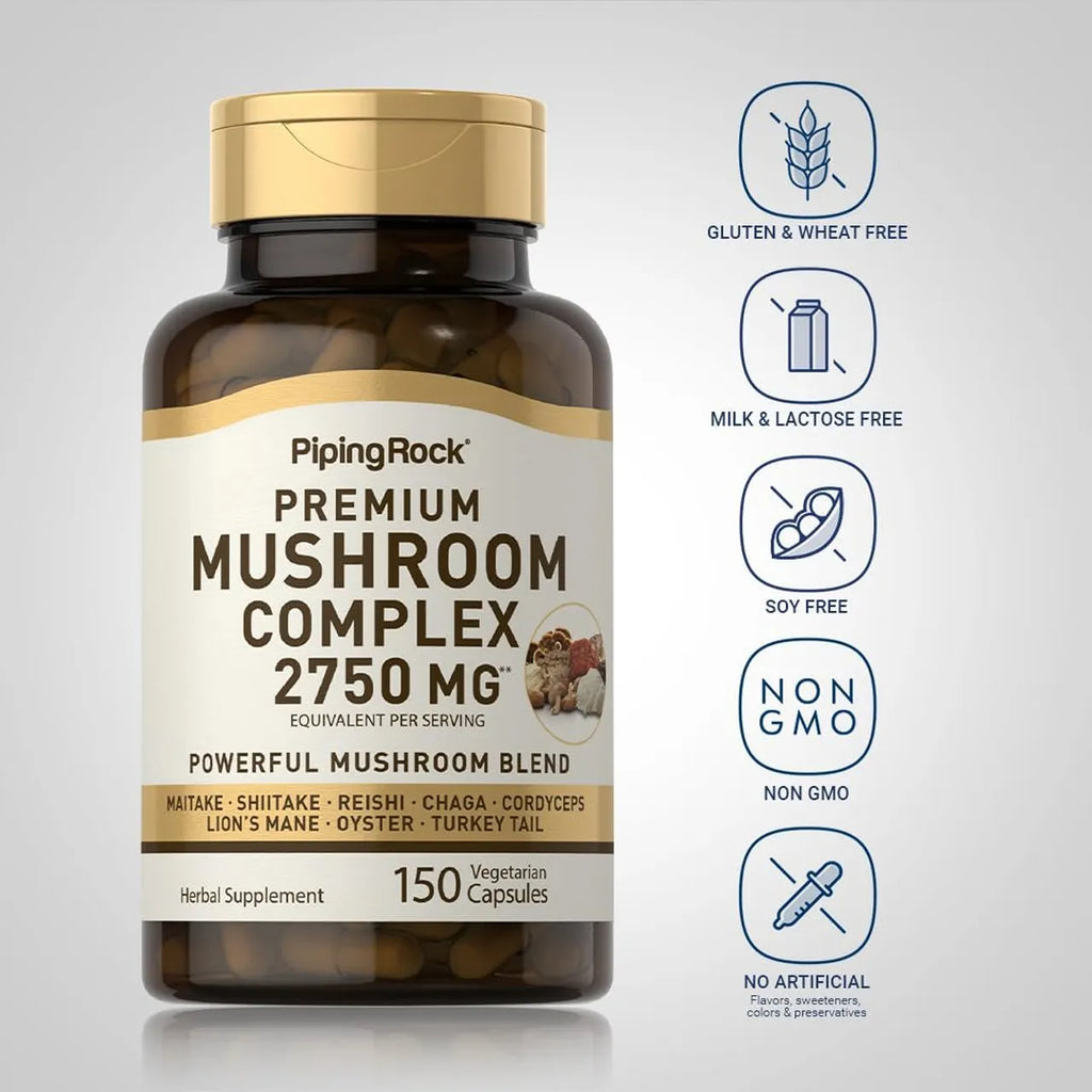 Mushroom Complex 2750 MG 150 Capsules