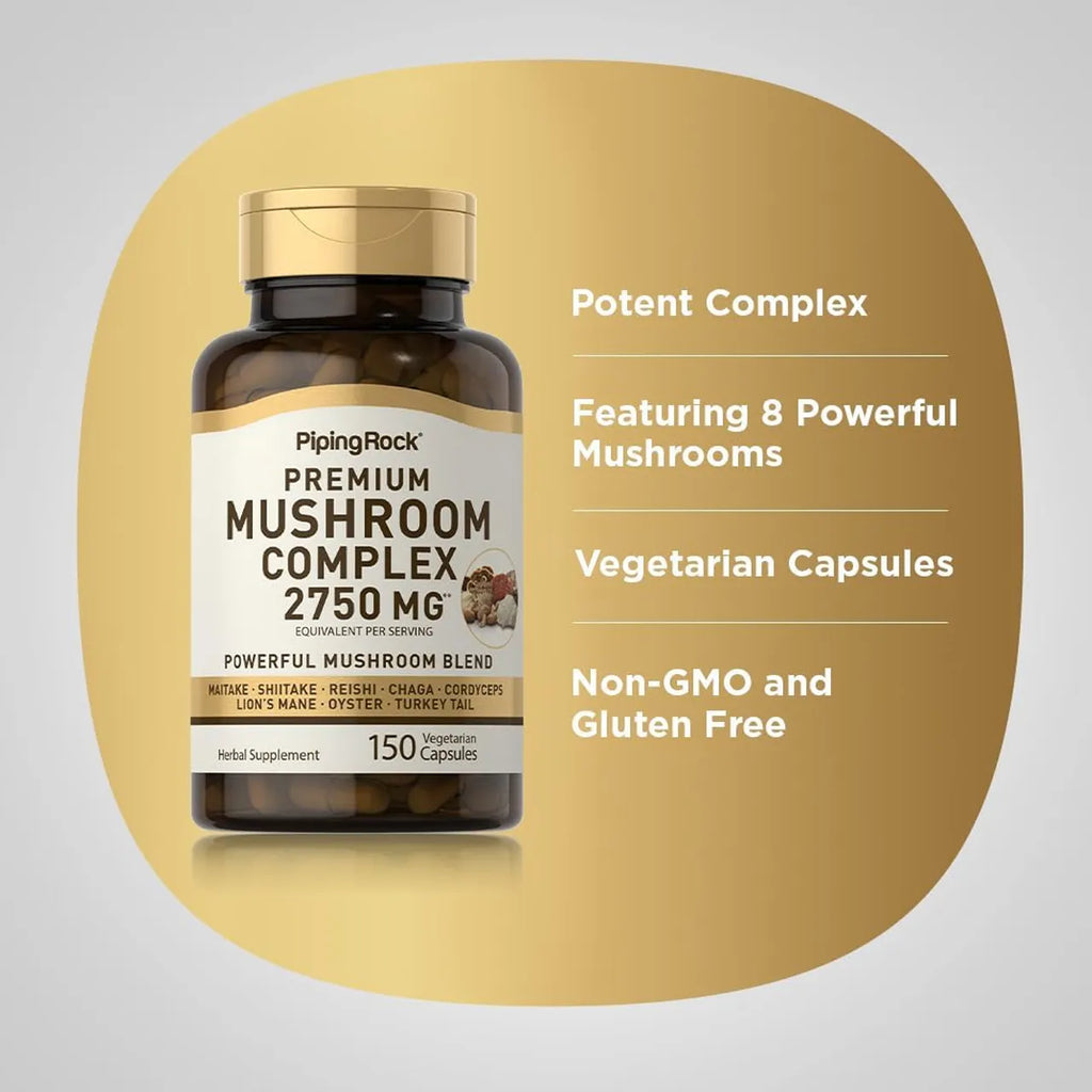 Mushroom Complex 2750 MG 150 Capsules