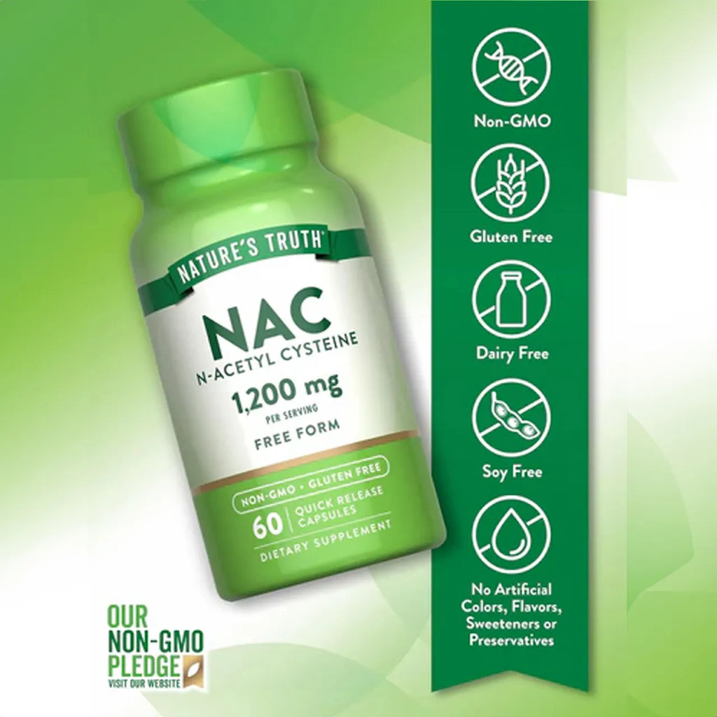 NAC 1200 mg 60 Capsules