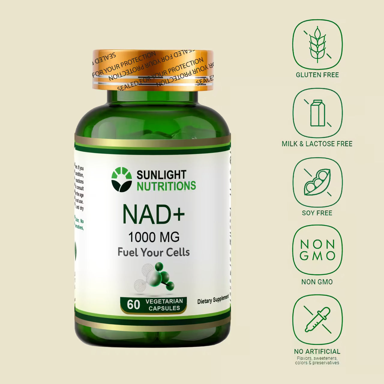 NAD+ 1000 mg 60 Capsules