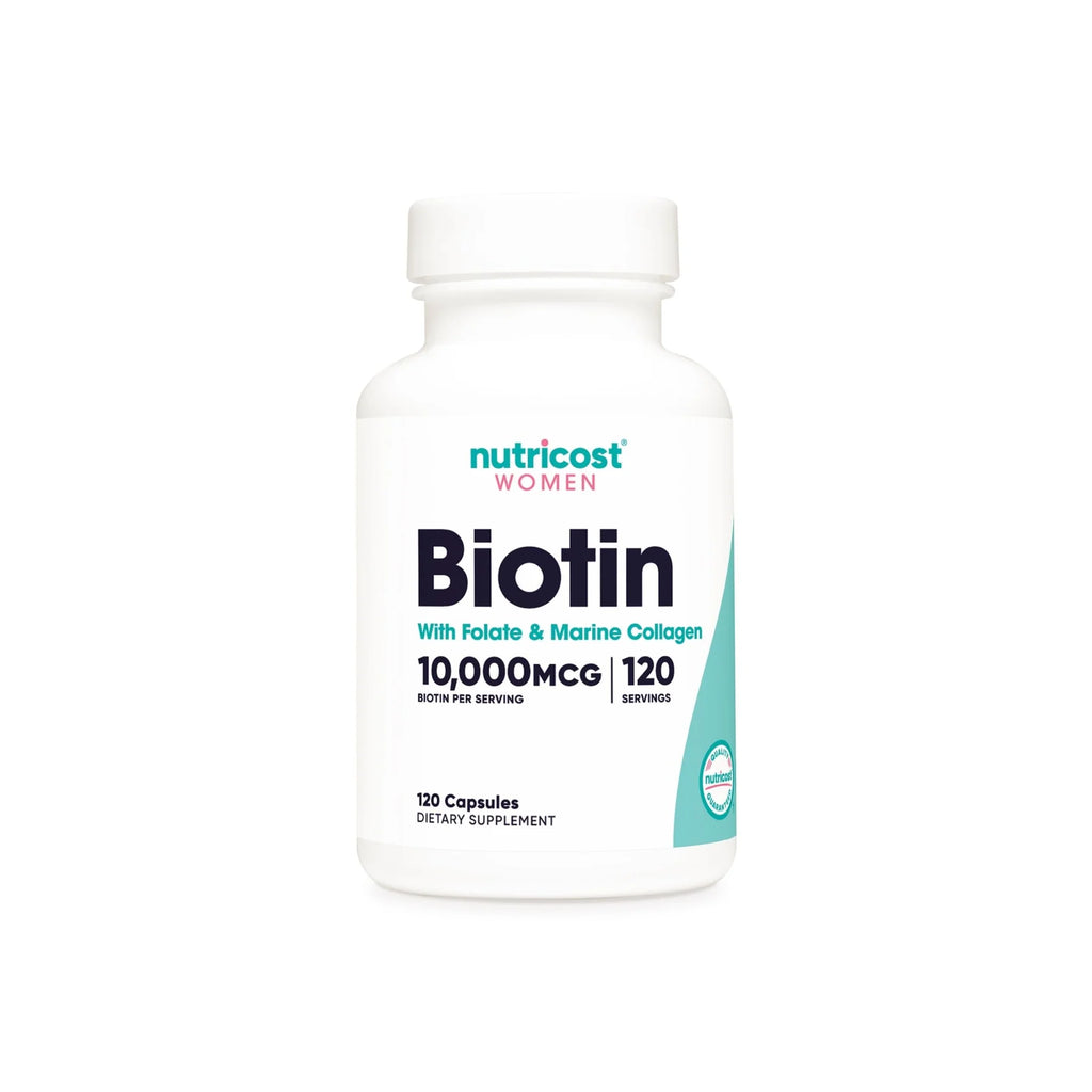 Biotin for Women 10000 mcg 120 Capsules