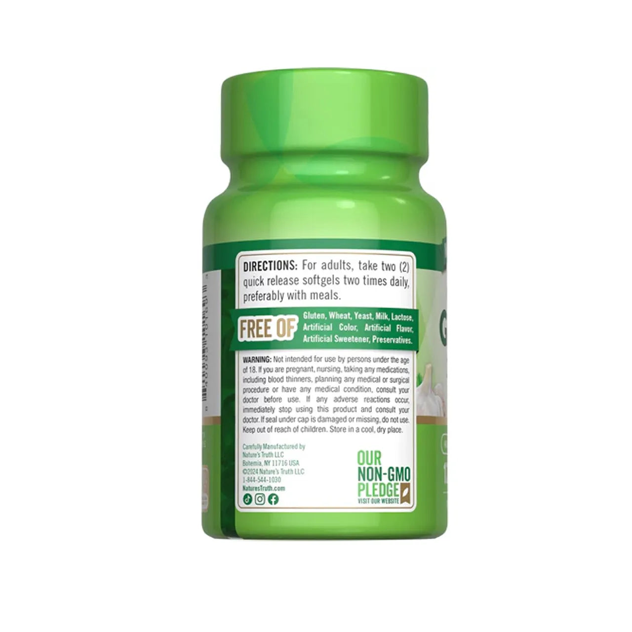 Odorless Garlic 2400 mg 120 SOFTGELS