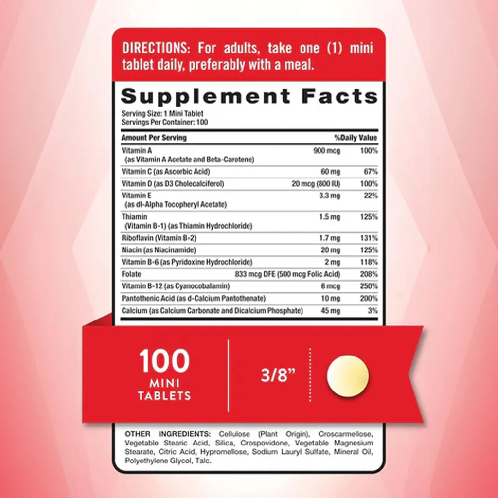 One Daily 100 Tablets