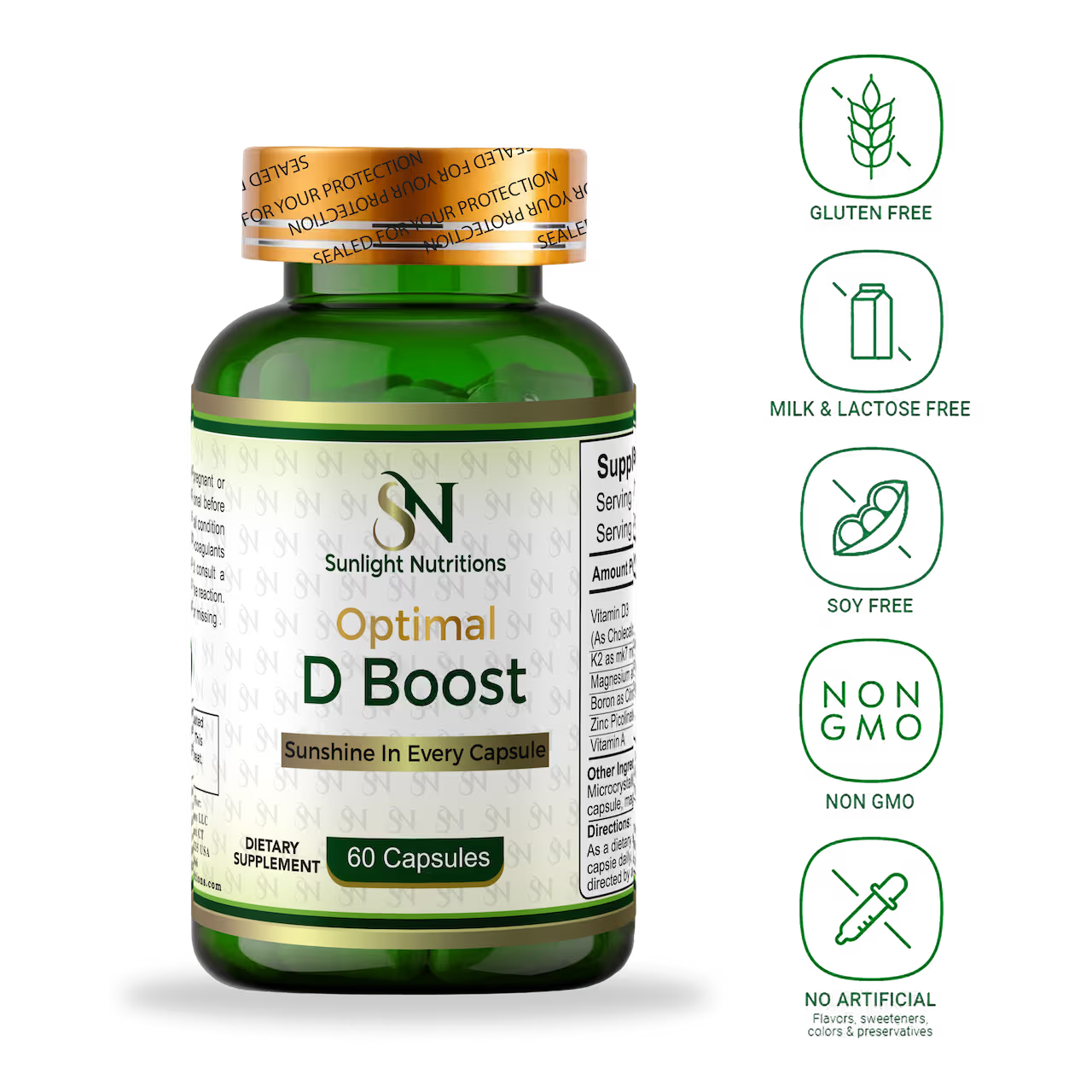 Optimal D Boost 60 Capsules