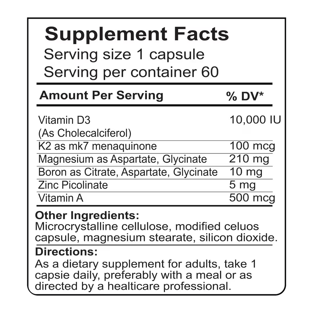 Optimal D Boost 60 Capsules
