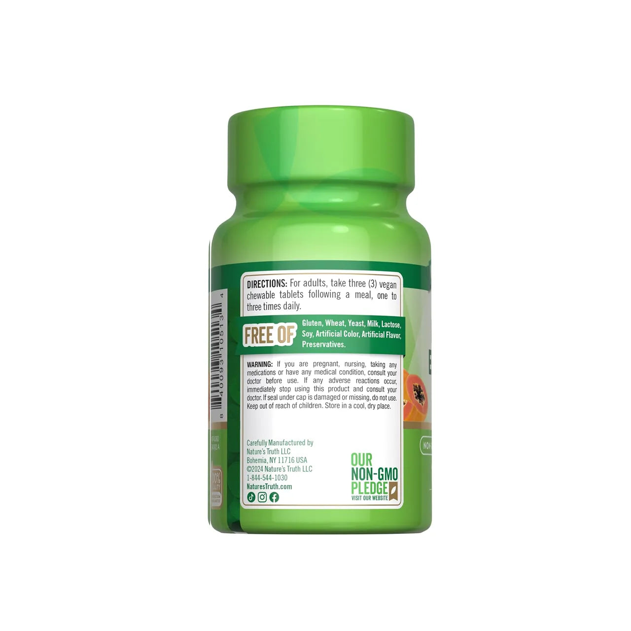 Papaya Enzymes 120 Chewable Tablets