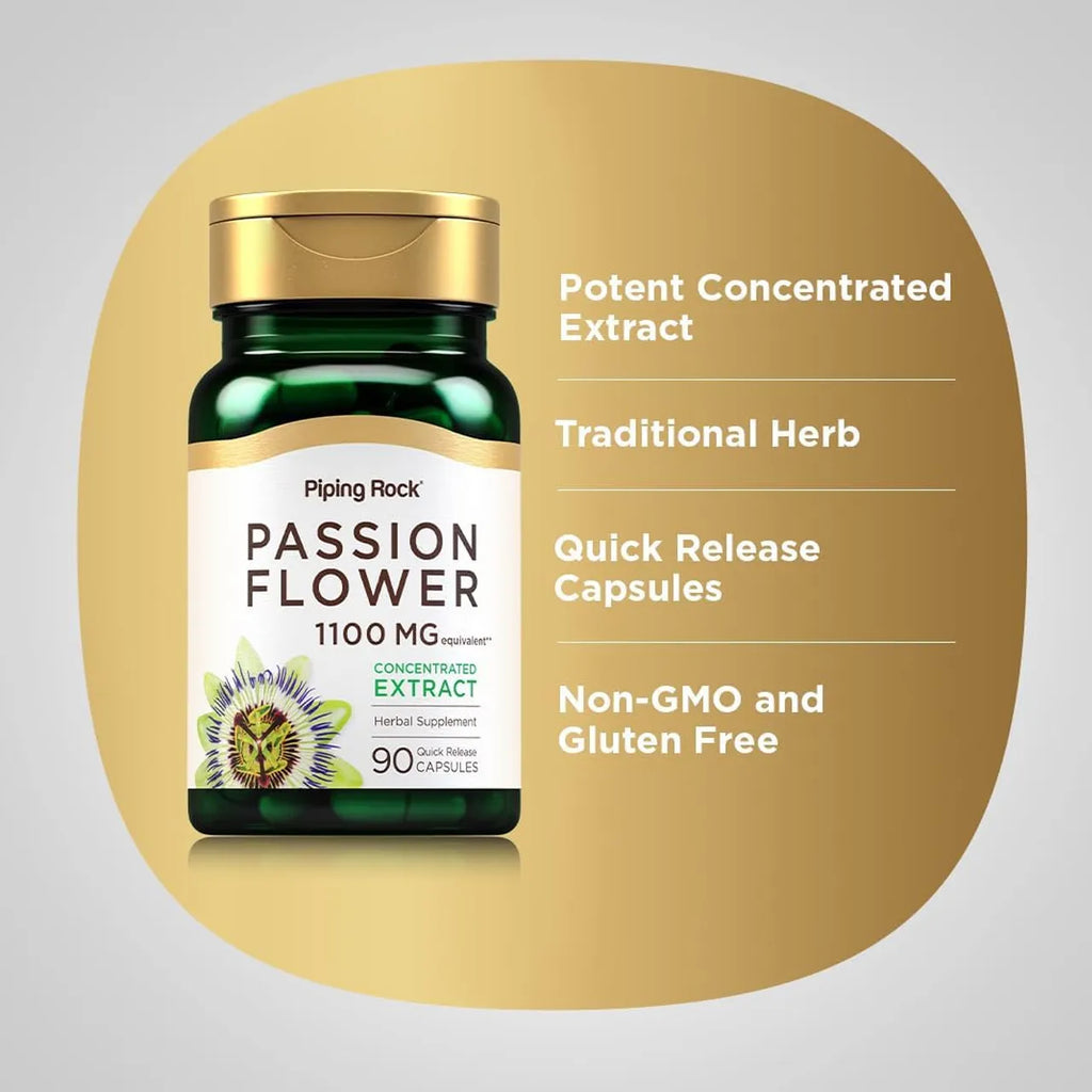 Passion Flower 1100 mg 90 Capsules