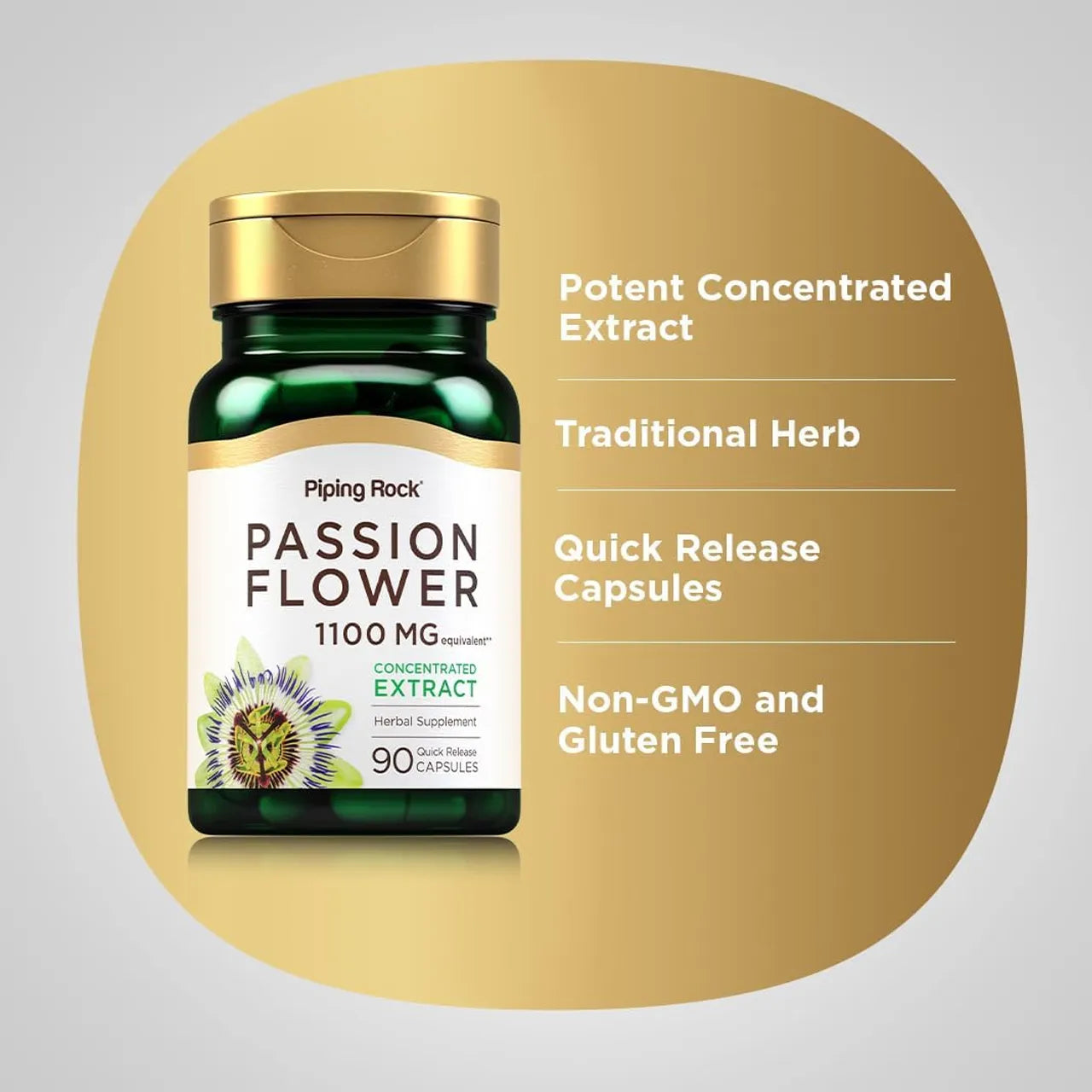 Passion Flower 1100 mg 90 Capsules