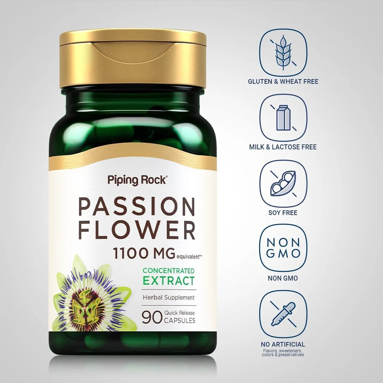 Passion Flower 1100 mg 90 Capsules