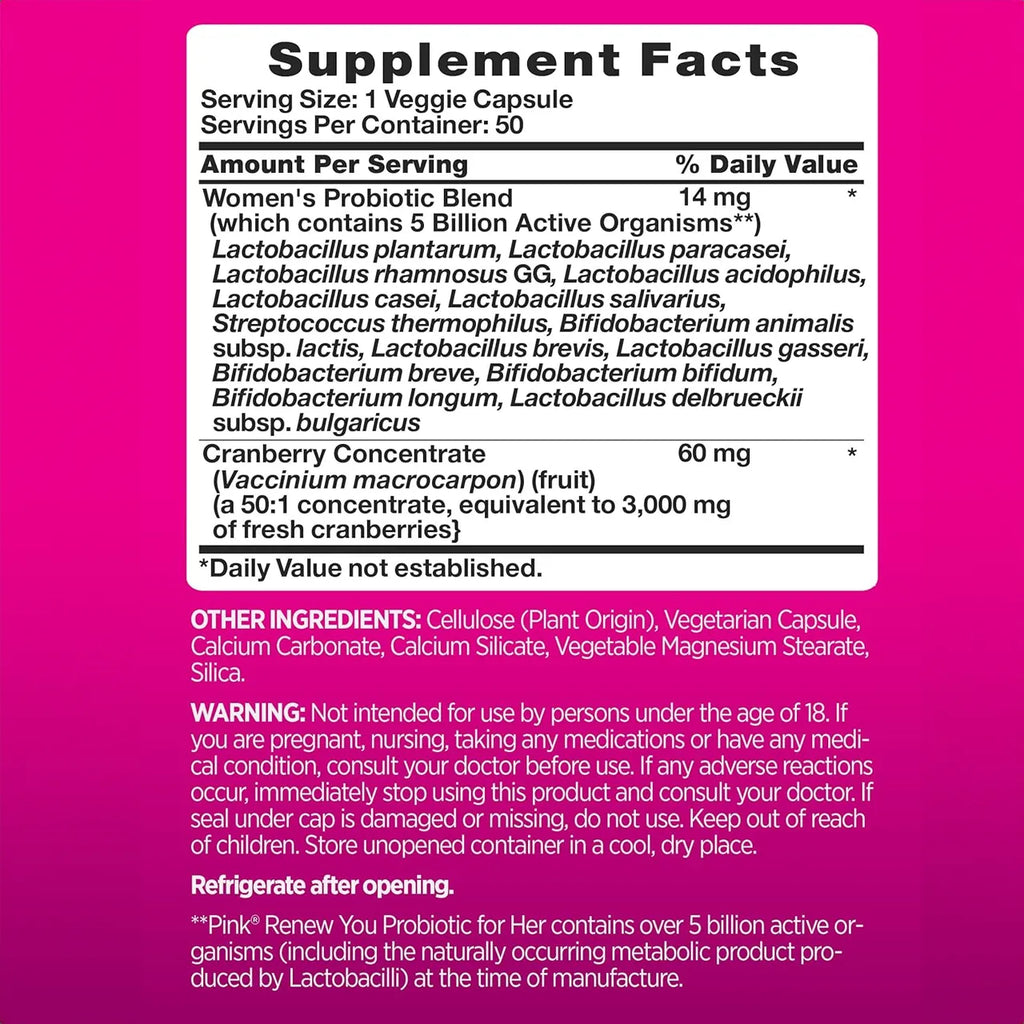 Probiotic For Her 50 Capsules