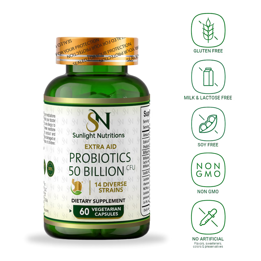 Probiotics 50 BILLION CFU 60 Capsules