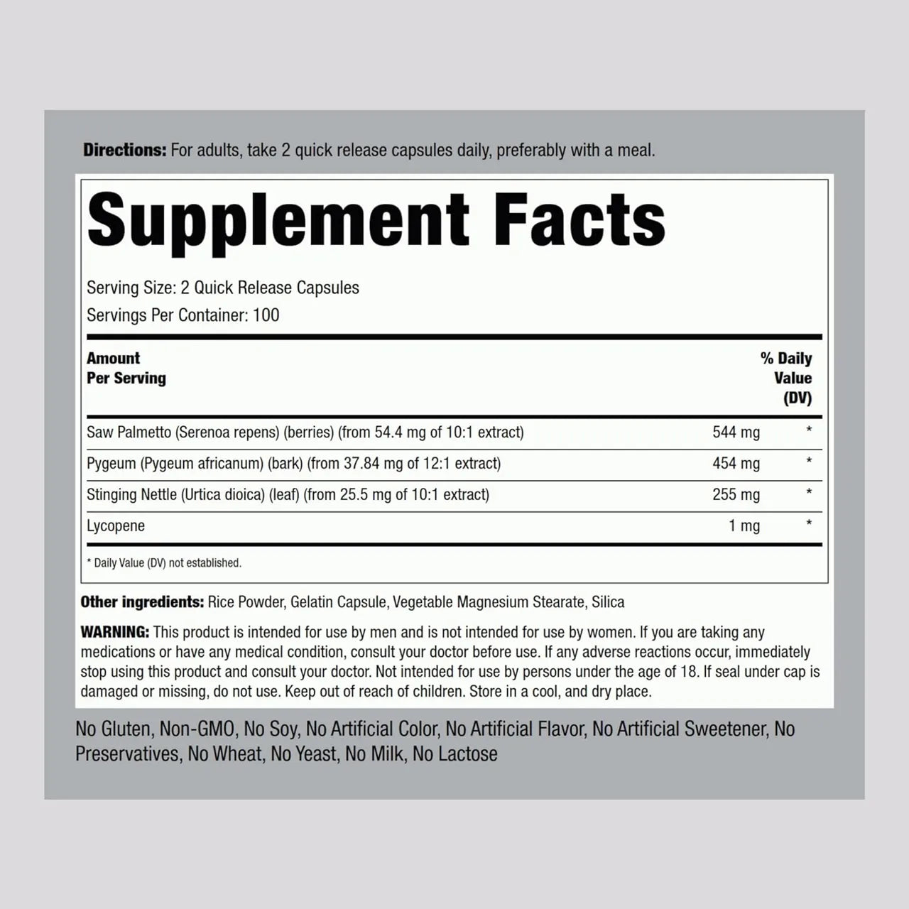 ProstAid Herbal Complex 200 Capsules