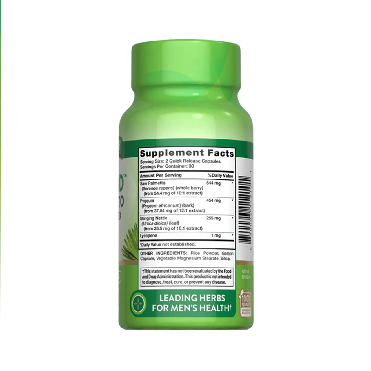 ProstAid Saw Palmetto Herbal Complex 544 mg 60 Capsules
