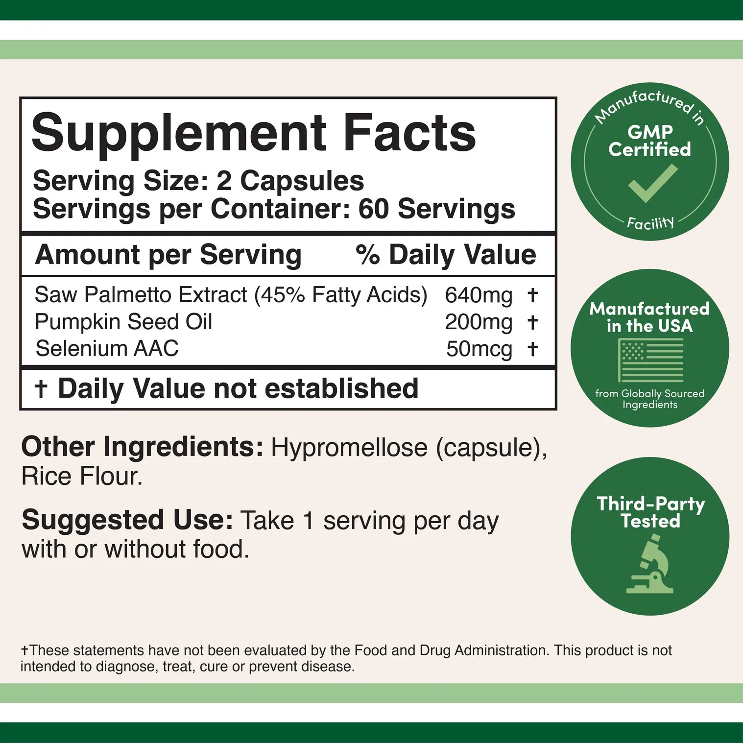 Prostate Support 120 Capsules