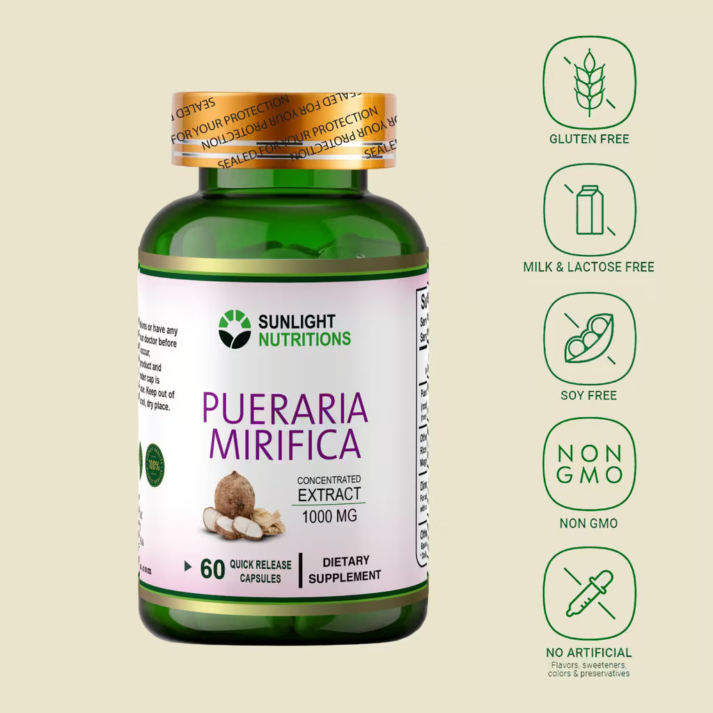 Pueraria Mirifica 1000 mg 60 Capsules