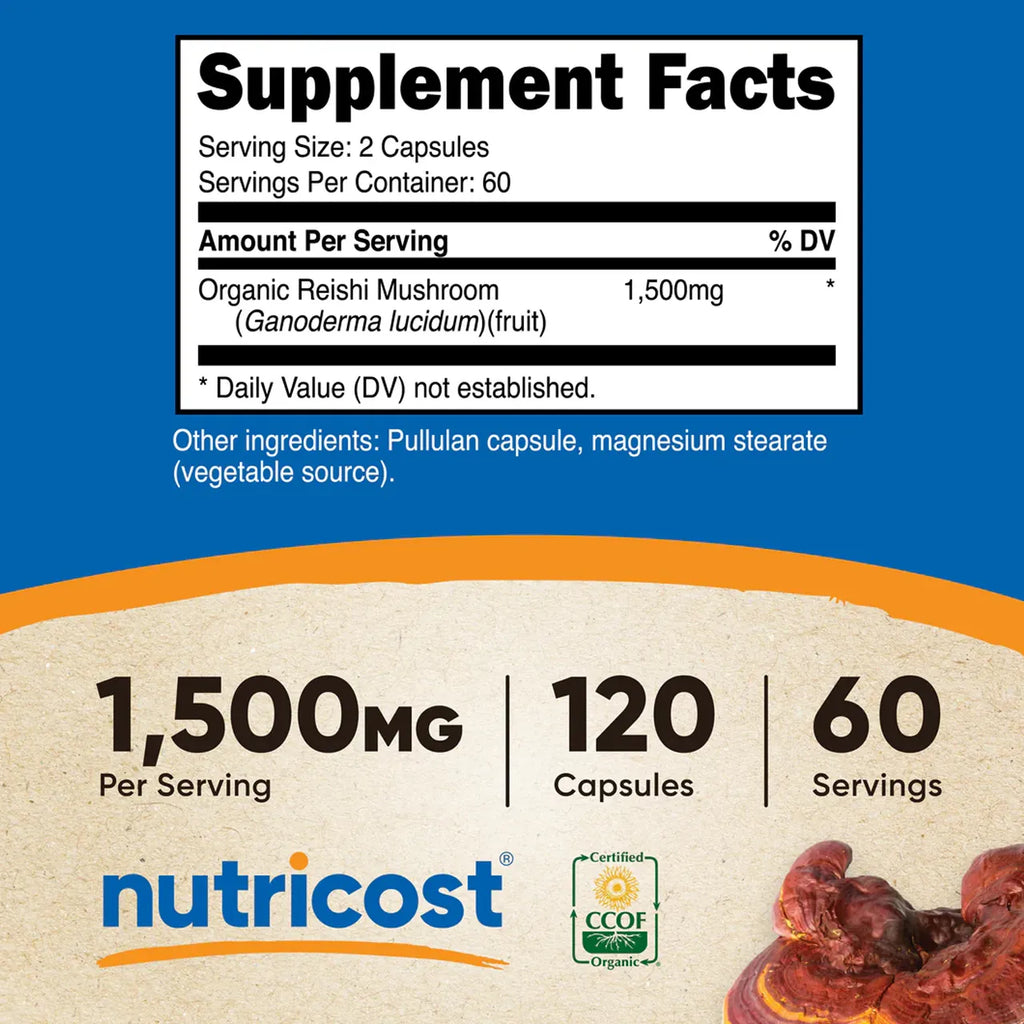 Reishi (MWO) 1500 mg 120 Capsules