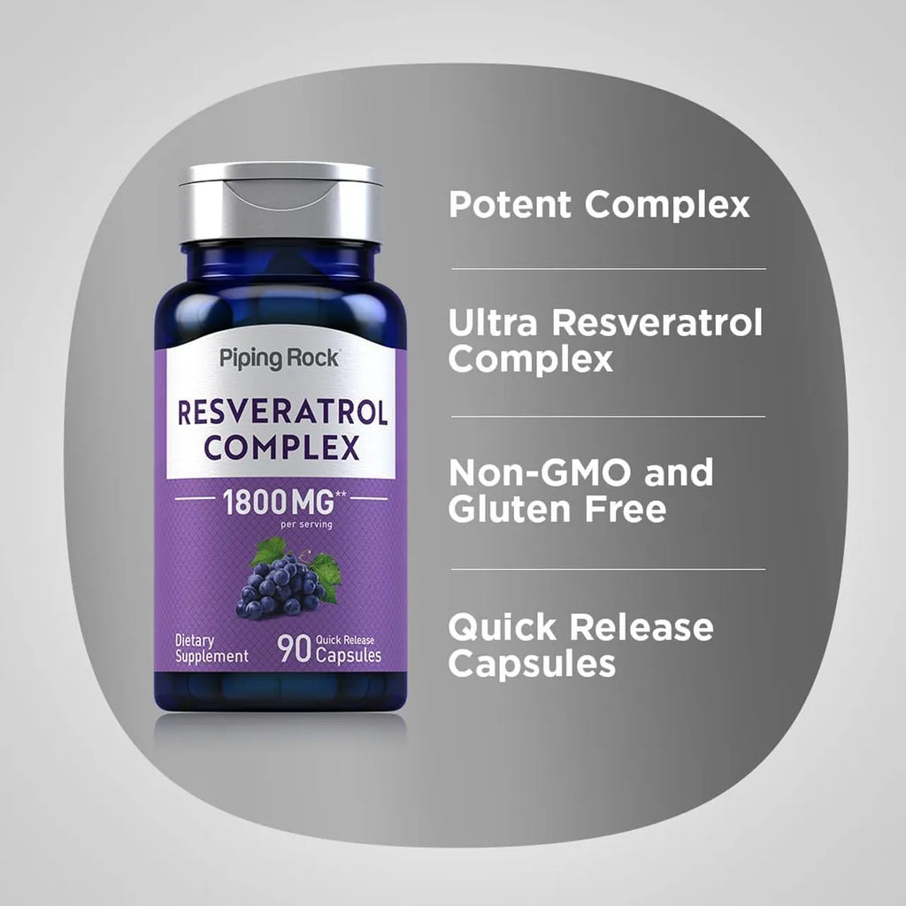 Resveratrol Complex 1800 mg 90 Capsules
