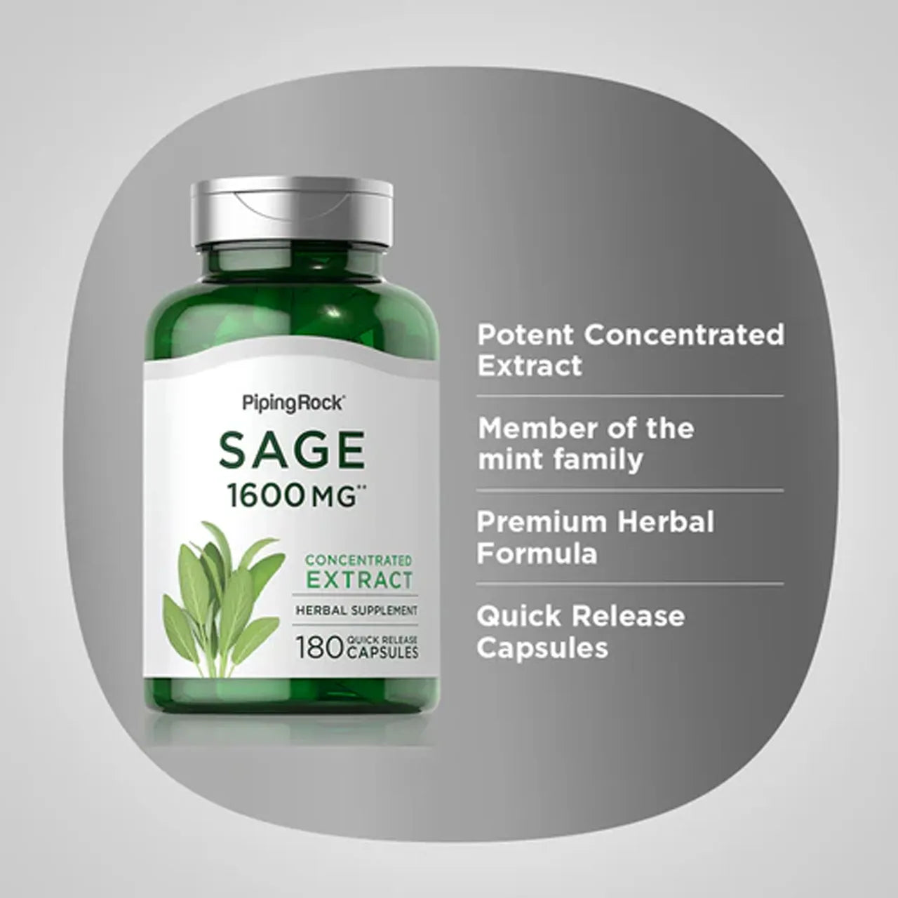 Sage 1600 mg 180 Capsules