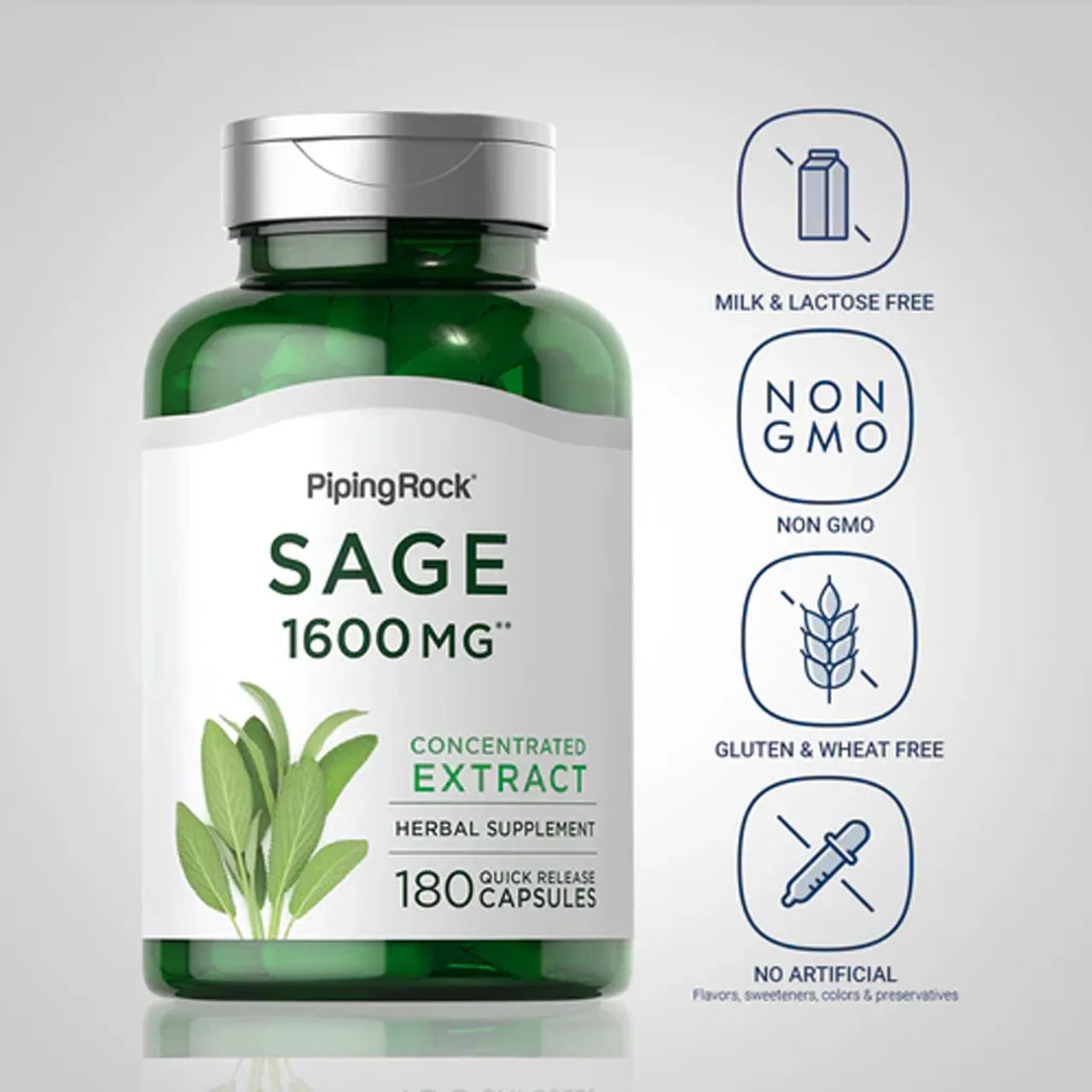 Sage 1600 mg 180 Capsules