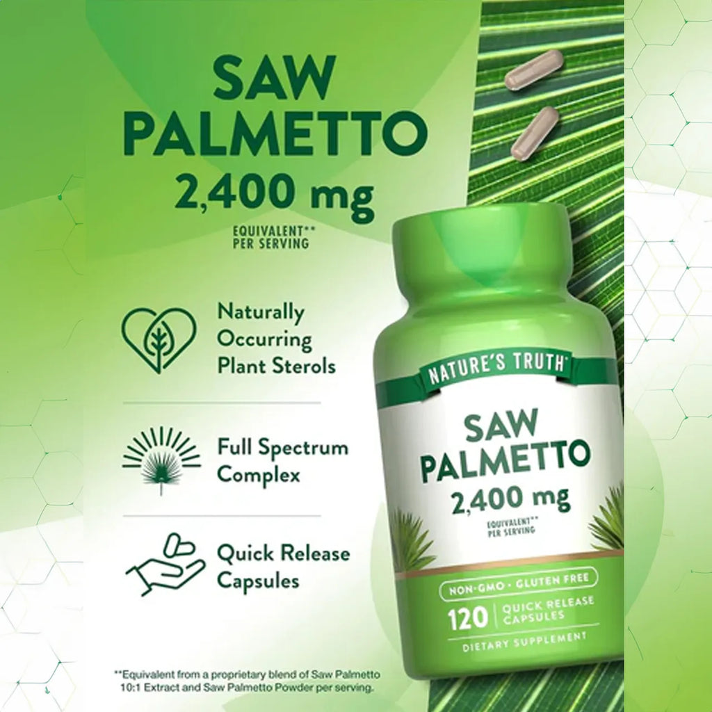 Saw Palmetto 2400 mg 120 Capsules