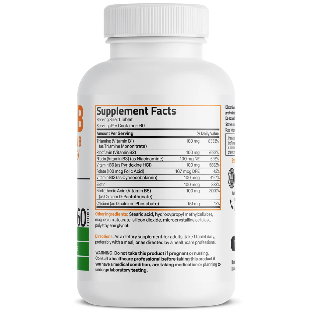 Super Vitamin B 100 Complex Sustained Release, 60 Count