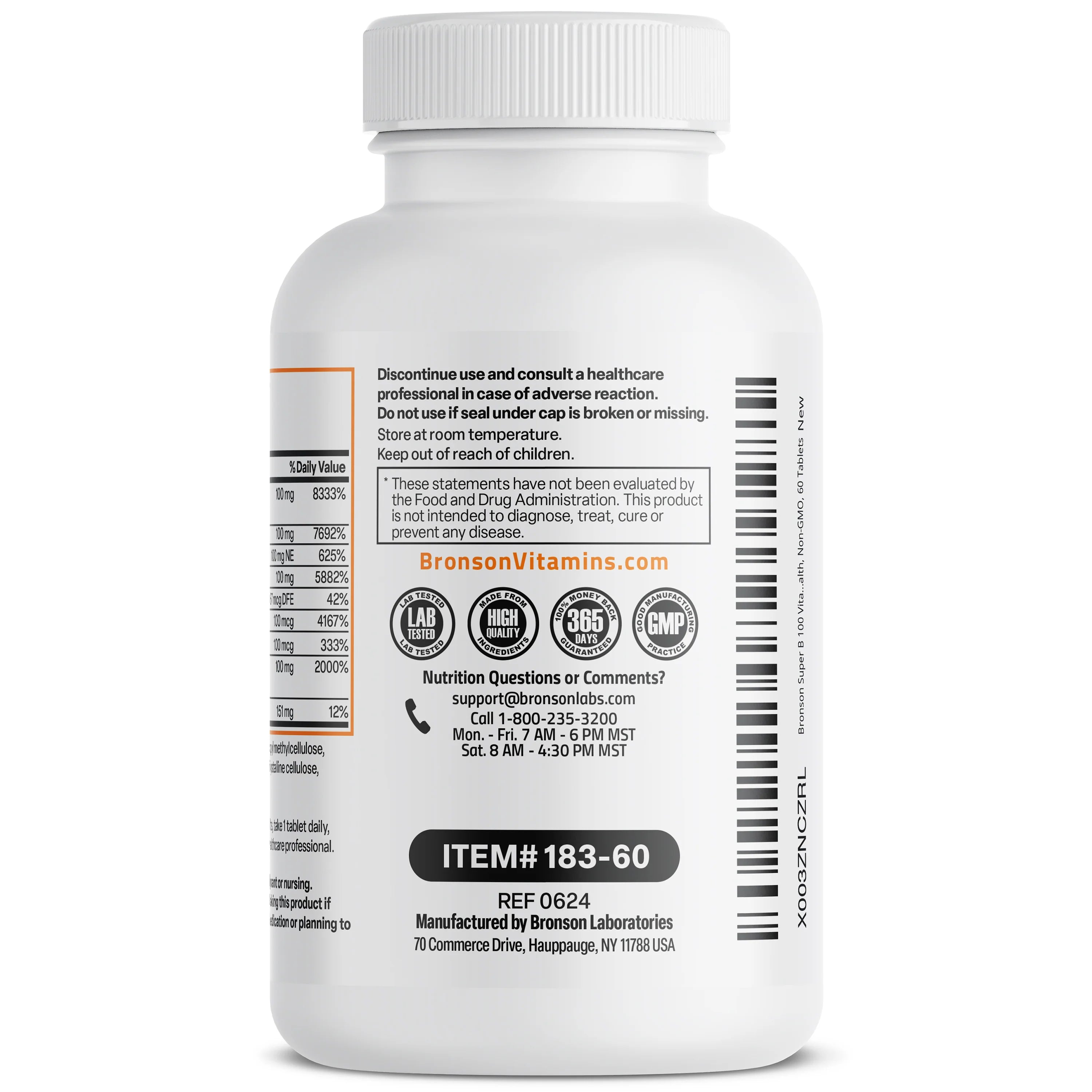 Super Vitamin B 100 Complex Sustained Release, 60 Count