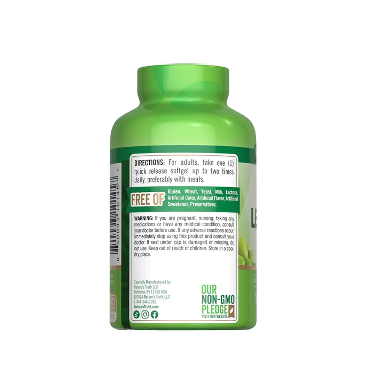 Soya Lecithin 1200 mg 120 SOFTGELS