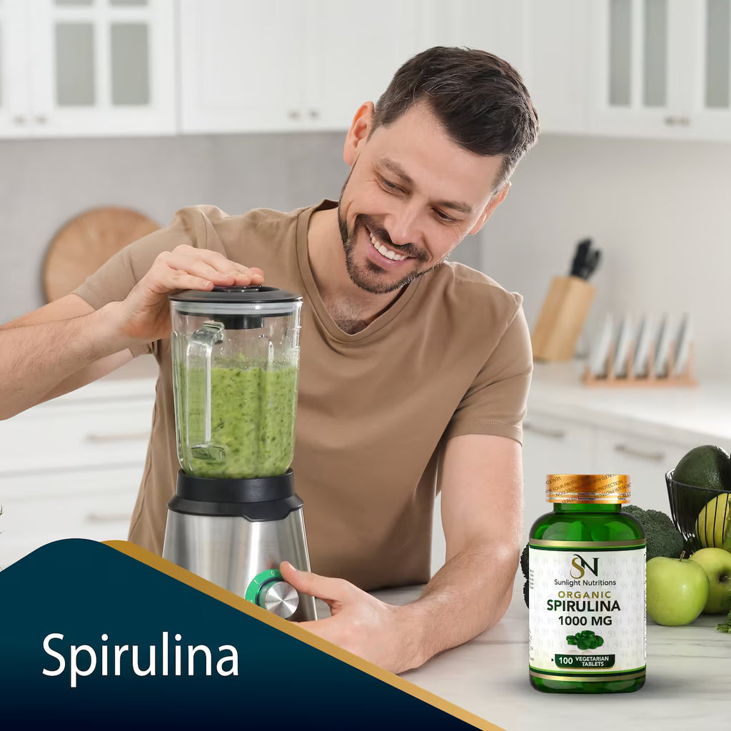 Spirulina 1000 mg 100 Tablets