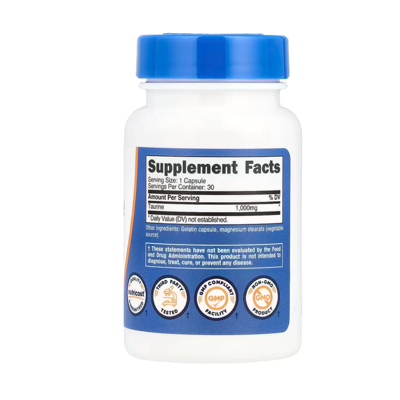 Taurine 1000 mg 30 Capsules