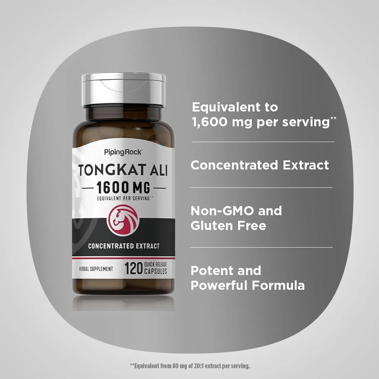 Tongkat Ali 1600 MG 120 Capsules