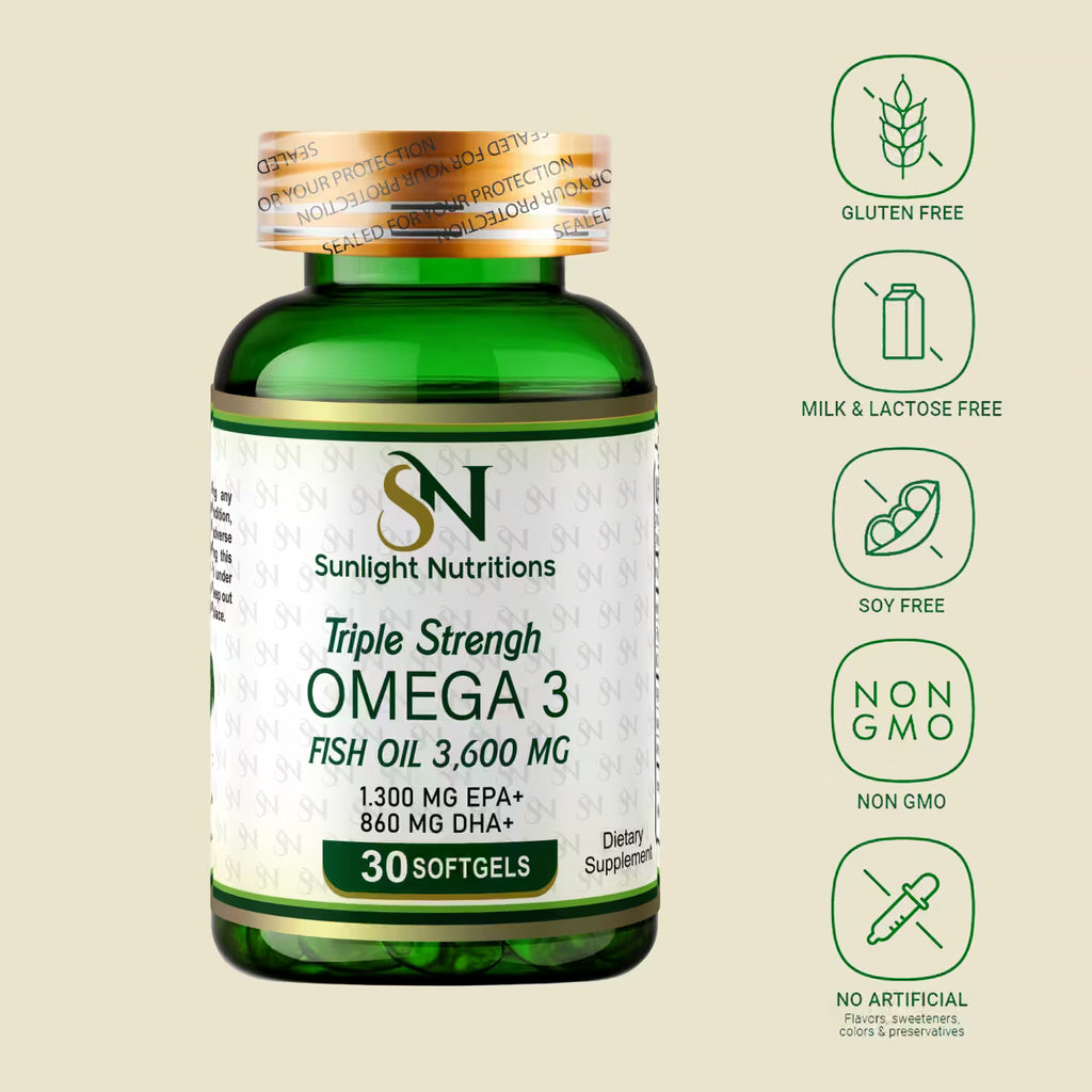Triple Strength Omega-3 3600 mg 30 SOFTGELS