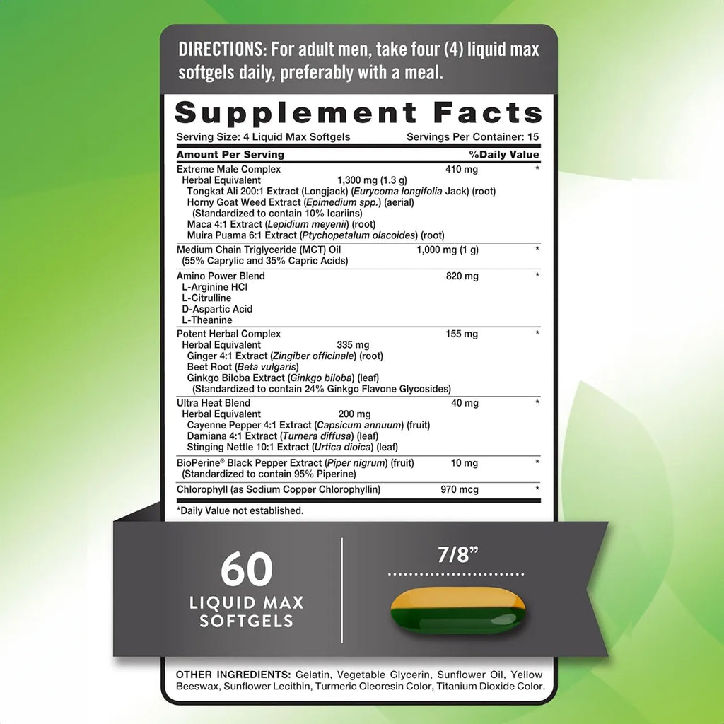 Ultra Libido 60 Softgels