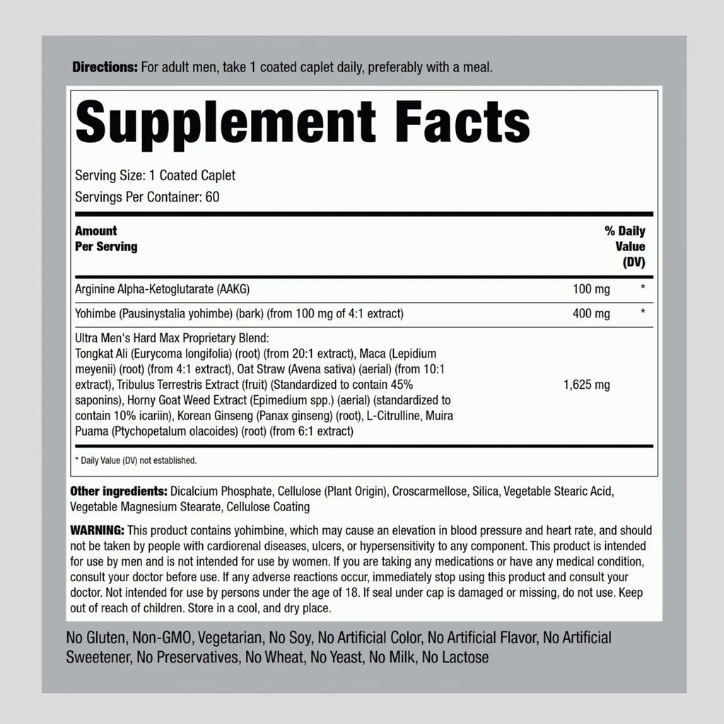 Ultra Men’s Hard Max 60 Capsules
