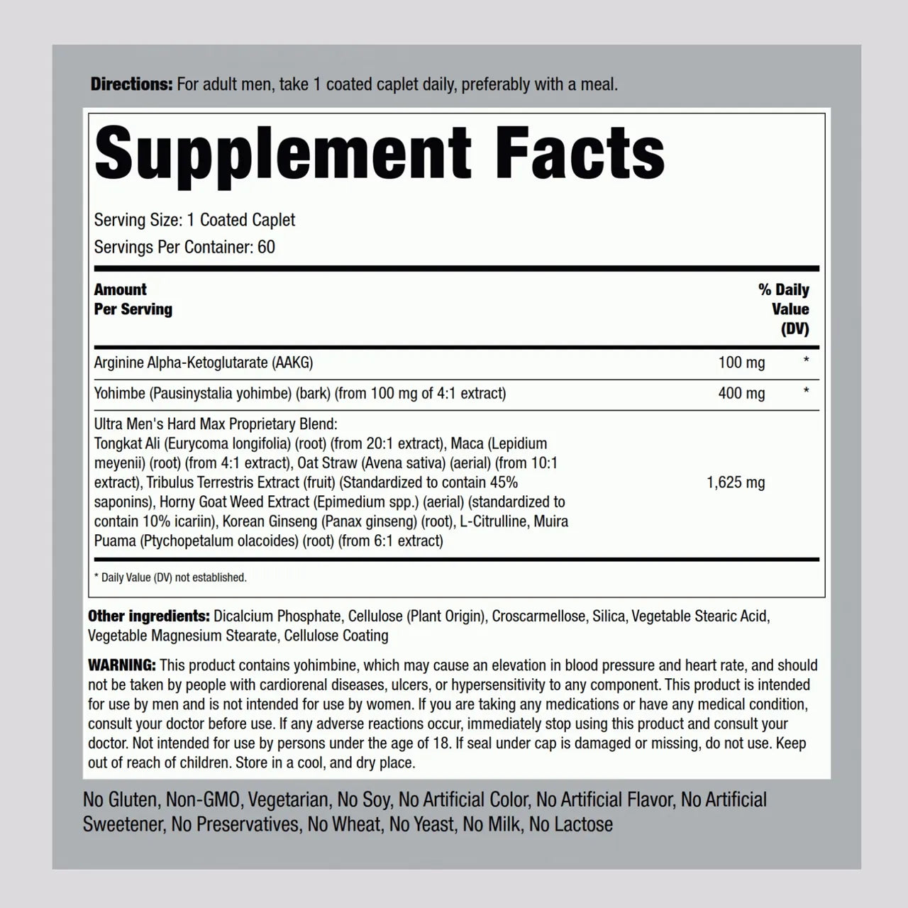 Ultra Men’s Hard Max 60 Capsules
