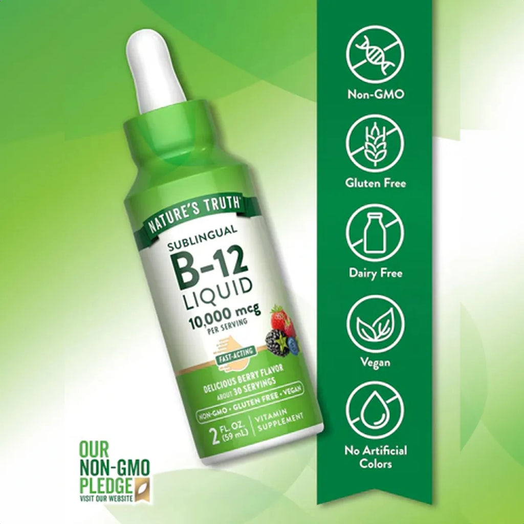 Vitamin B-12 Liquid 10000 mcg 59 ML