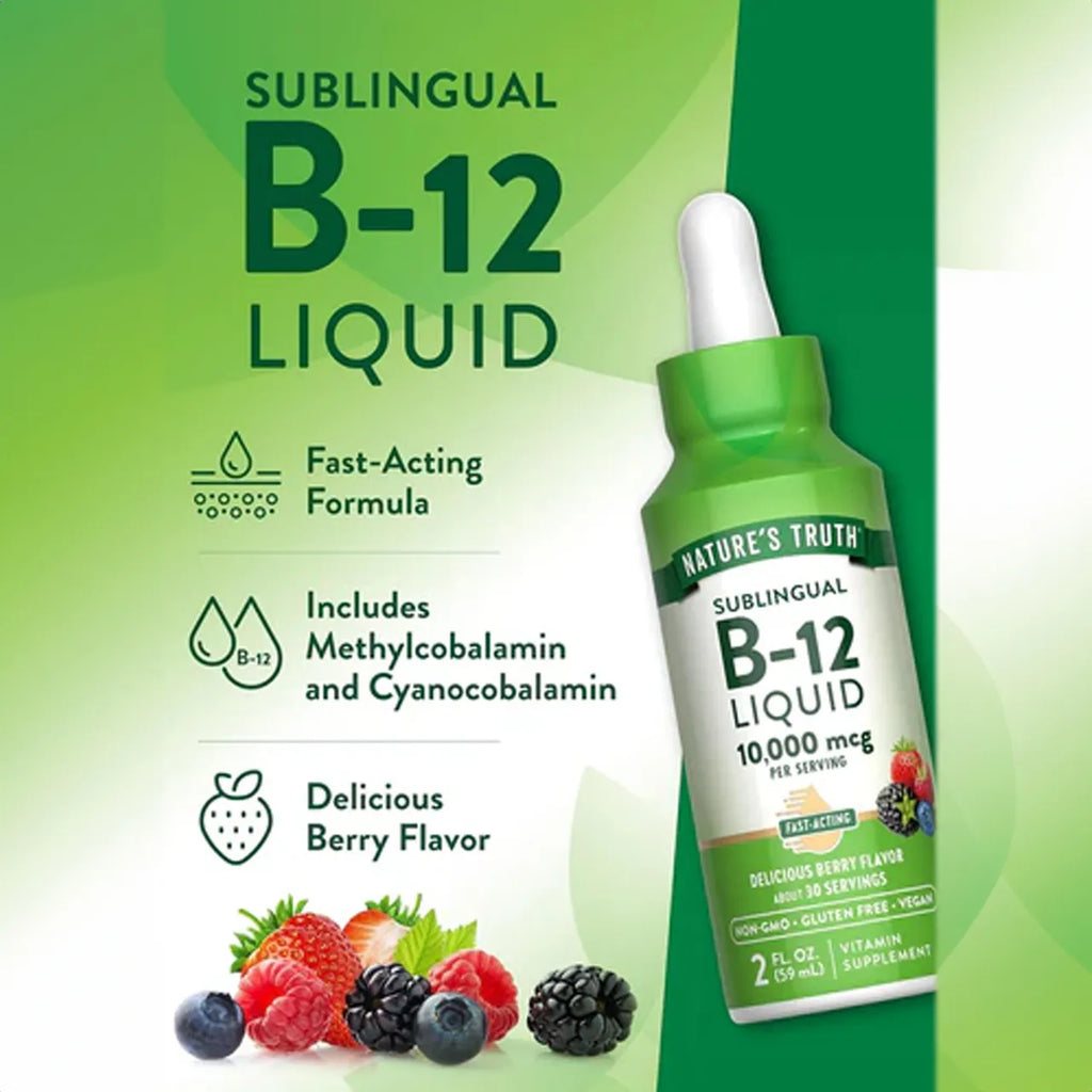 Vitamin B-12 Liquid 10000 mcg 59 ML