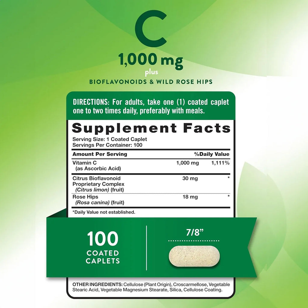 Vitamin C 1000 mg 60 Chewable Tablets