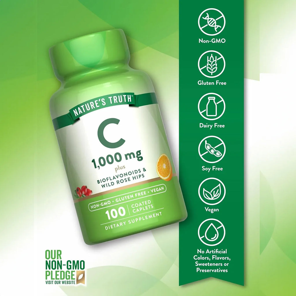 Vitamin C 1000 mg 60 Chewable Tablets