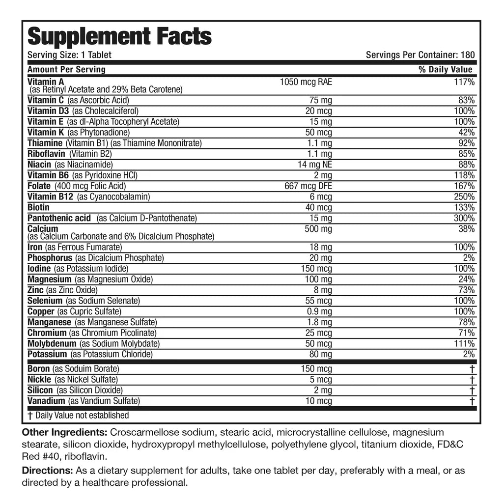 Women’s Complete 180 Capsules