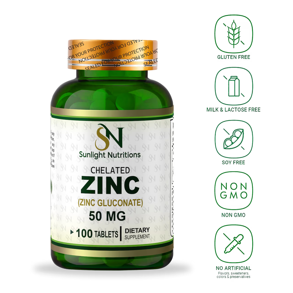 Zinc 50 mg 100 Tablets