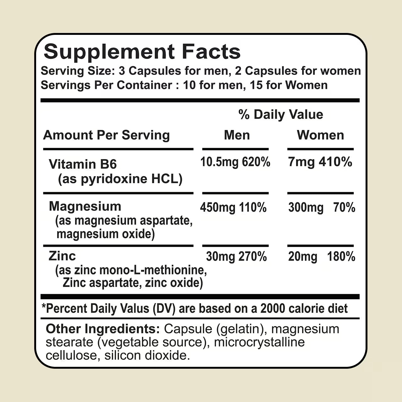 ZMA 30 Capsules